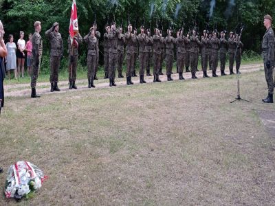 uroczystości upamiętniające 68 rocznicę śmierci żołnierzy wyklętych oddziału Wacława Grabowskiego „Puszczyka”