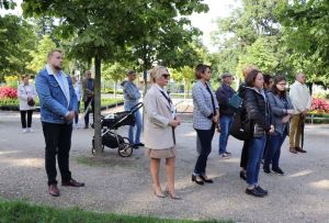 „Wojna i pamięć” – instalacja w parku miejskim