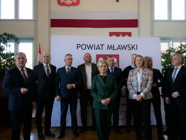 Samorządowcy powiatu mławskiego i żuromińskiego