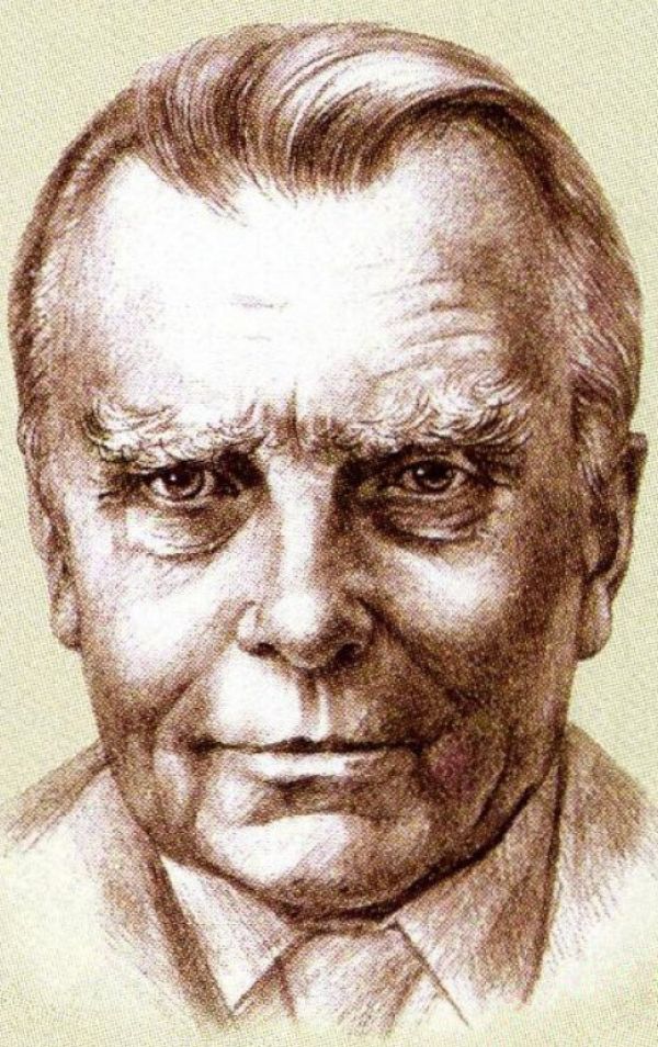 Portret Czesława Miłosza z okazju setnej rocznicy urodzin