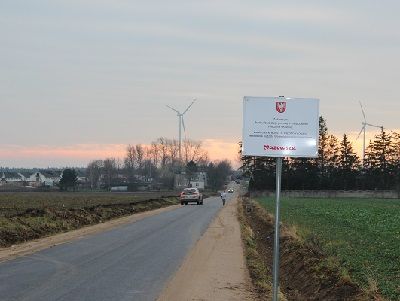 Droga we Wieczfni -  Kolonii