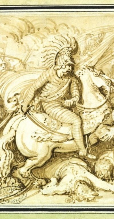 Bitwa pod Byczyną na osiemnastowiecznym rysunku Franciszka Smuglewicza
