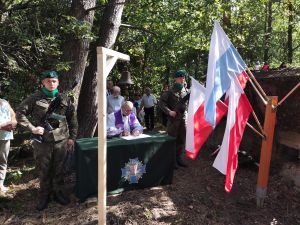 Uroczystość przekazania urny z ziemią obrońców Ojczyzny w czasie II wojny światowej