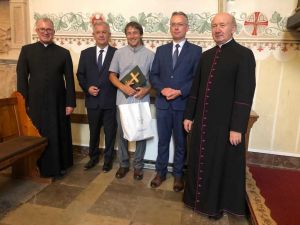 Uroczystość przekazania urny z ziemią obrońców Ojczyzny w czasie II wojny światowej