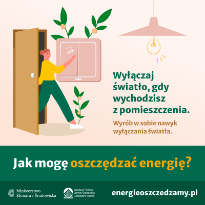 "Oszczędzamy energię" - kampania społeczna Ministerstwa Klimatu i Środowiska