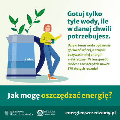 "Oszczędzamy energię" - kampania społeczna Ministerstwa Klimatu i Środowiska