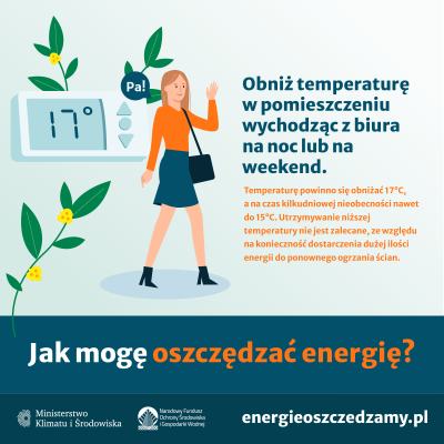 "Oszczędzamy energię" - kampania społeczna Ministerstwa Klimatu i Środowiska
