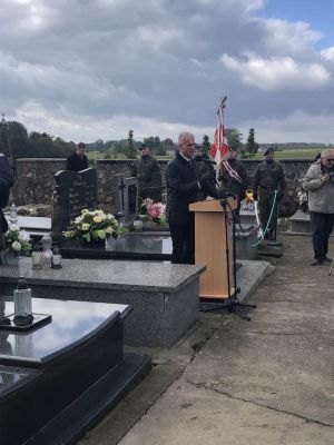 Uroczystość odsłonięcia pomnika Bohaterom Niepodległości