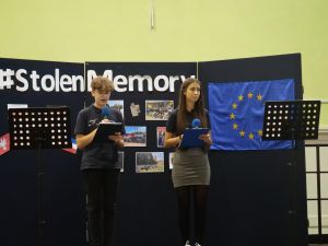 Niemieccy uczniowie w I LO w ramach międzynarodowego projektu #StolenMemory