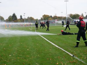 Strażacy OSP rywalizowali na mławskim stadionie