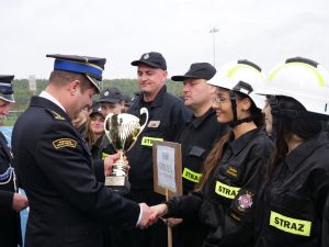 Strażacy OSP rywalizowali na mławskim stadionie