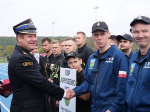 Strażacy OSP rywalizowali na mławskim stadionie