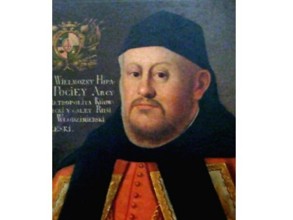Portret jednego z twórców unii brzeskiej abp kijowski Hipacy Pociej