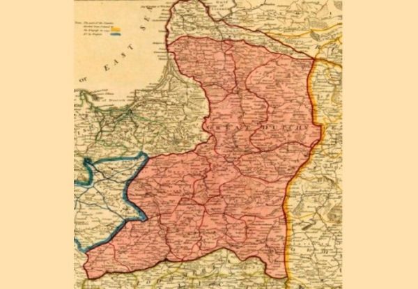 Angielska mapa Rzeczpospolitej z 1794 r