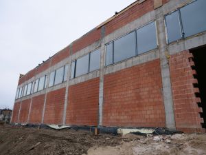 Kontynuujemy II etap robót przy sali gimnastycznej w ZS nr 4