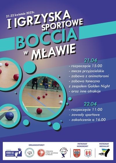 MHS zaprasza na I Igrzyska Sportowe w Boccia w Mławie