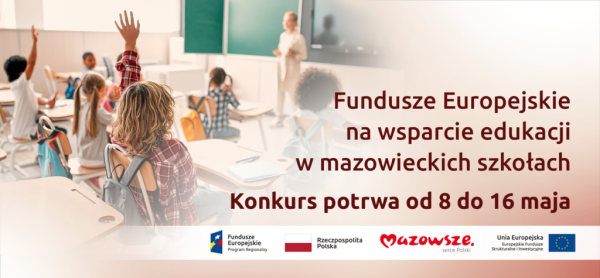 plakat fundusze dla mazowsza