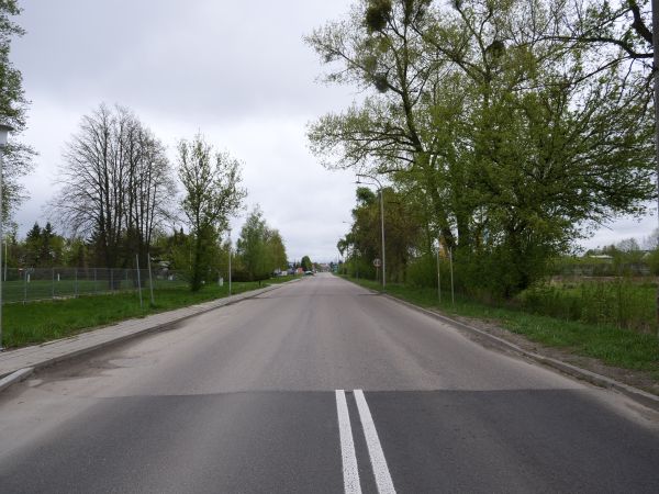 Przebudowa drogi dojazdowej do mostu na rzece Seracz w Mławie (1)