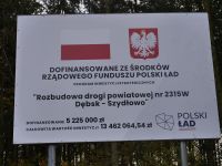 Rozbudowa drogi powiatowej nr 2315W Dębsk – Szydłowo (6)