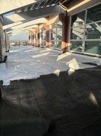 Remont dachu Mławskiej Hali Sportowej w Mławie  (1)