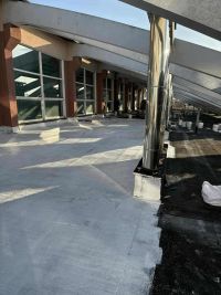 Remont dachu Mławskiej Hali Sportowej w Mławie  (3)