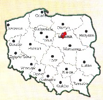 General overview of Poland with location of Mława Poviat