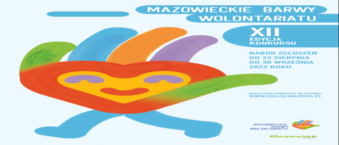 XII edycja Konkursu „Mazowieckie Barwy Wolontariatu”