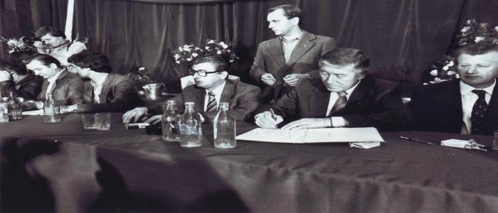 30 sierpnia 1980 roku - Podpisanie porozumień sierpniowych w Szczecinie