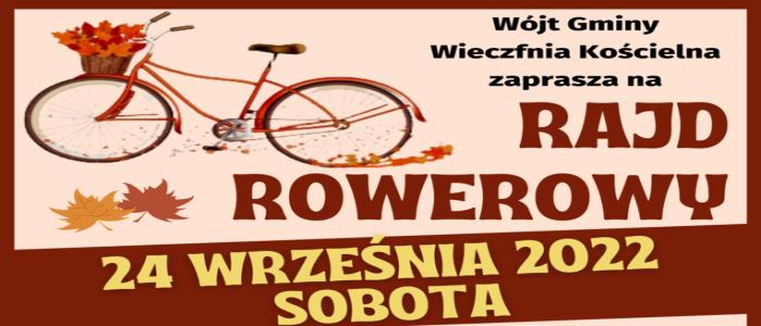 Wójt Gminy Wieczfnia Kościelna zaprsza na rajd rowerowy