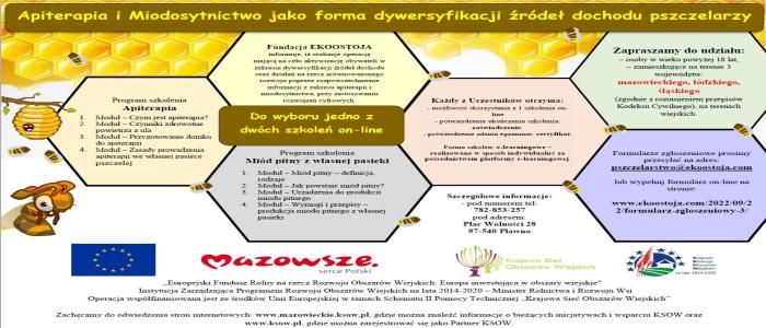 Rozpoczynamy realizację operacji „Apiterapia i Miodosytnictwo jako forma dywersyfikacji źródeł dochodu pszczelarzy”