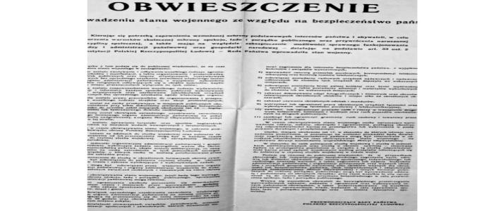 13 grudnia 1981 roku - Wprowadzenie stanu wojennego