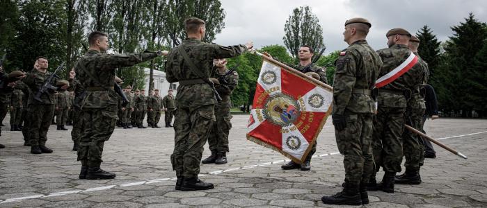 Przysięga i mianowania w 5 MBOT