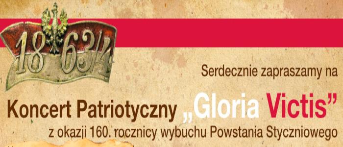 Zaproszenie na koncert z okazji 160 rocznicy wybuchu Powstania  Styczniowego
