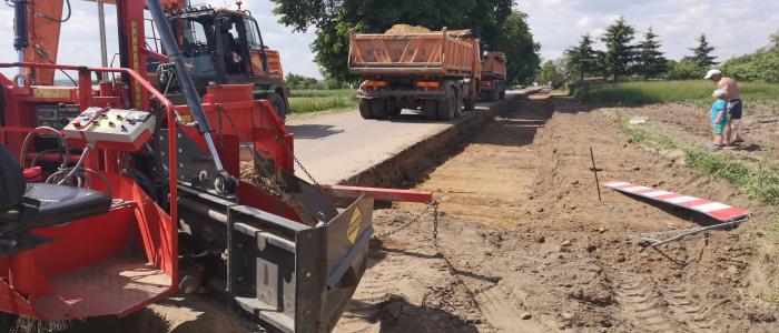 Rozbudowujemy drogę Głużek - Rumoka