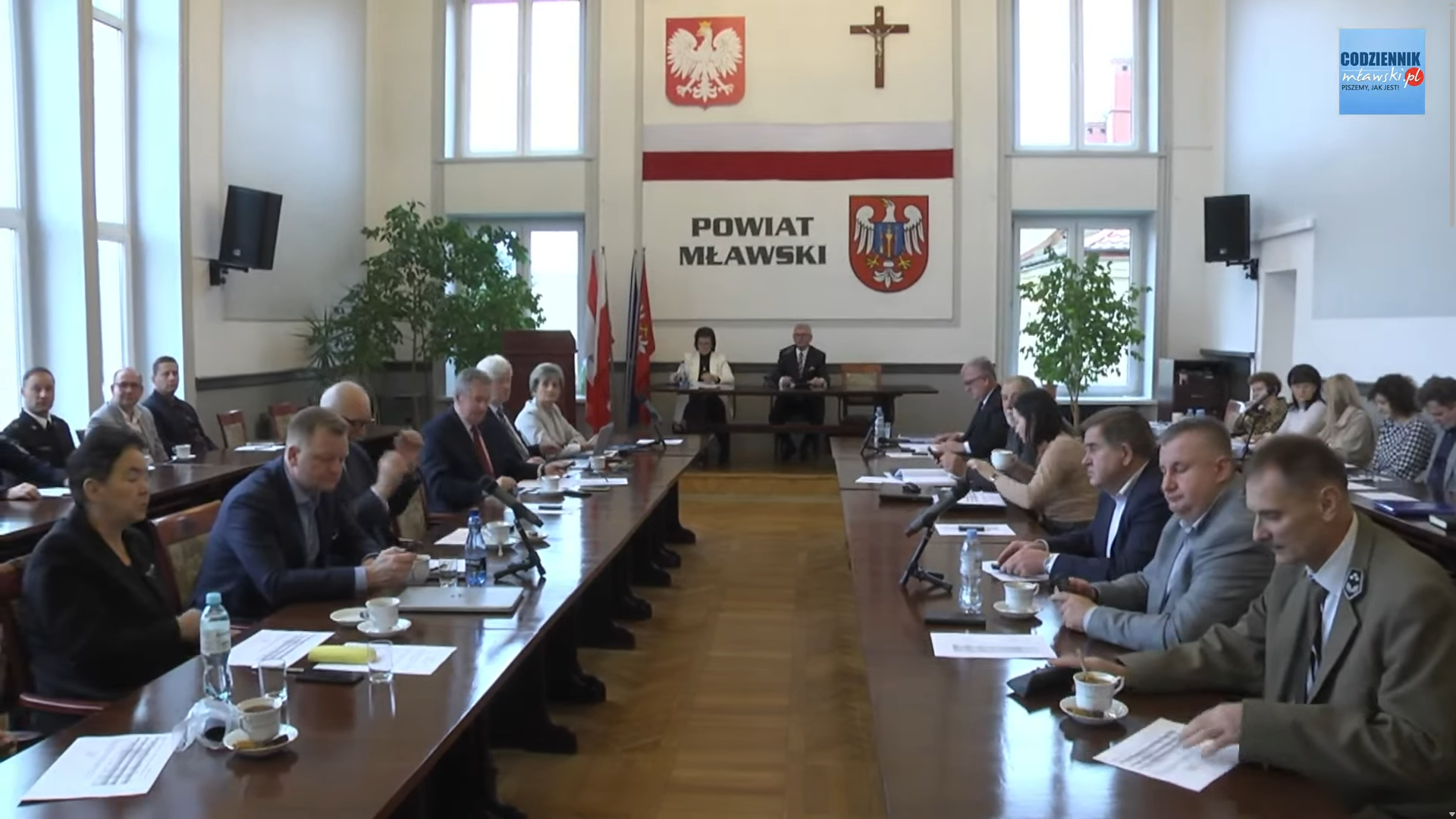 LV sesja Rady Powiatu Mławskiego 17.11.2023 r.