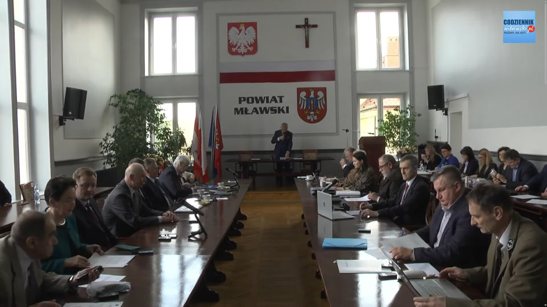 LIX Sesja Rady Powiatu Mławskiego 27.02.2024 r.