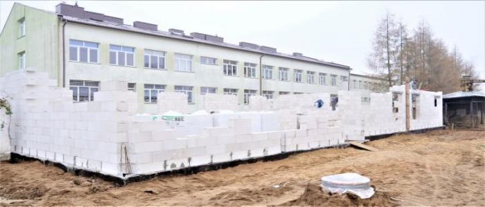 Zbliżamy się do końca pierwszego etapu budowy Powiatowego Centrum Opiekuńczo-Mieszkalnego w Mławie