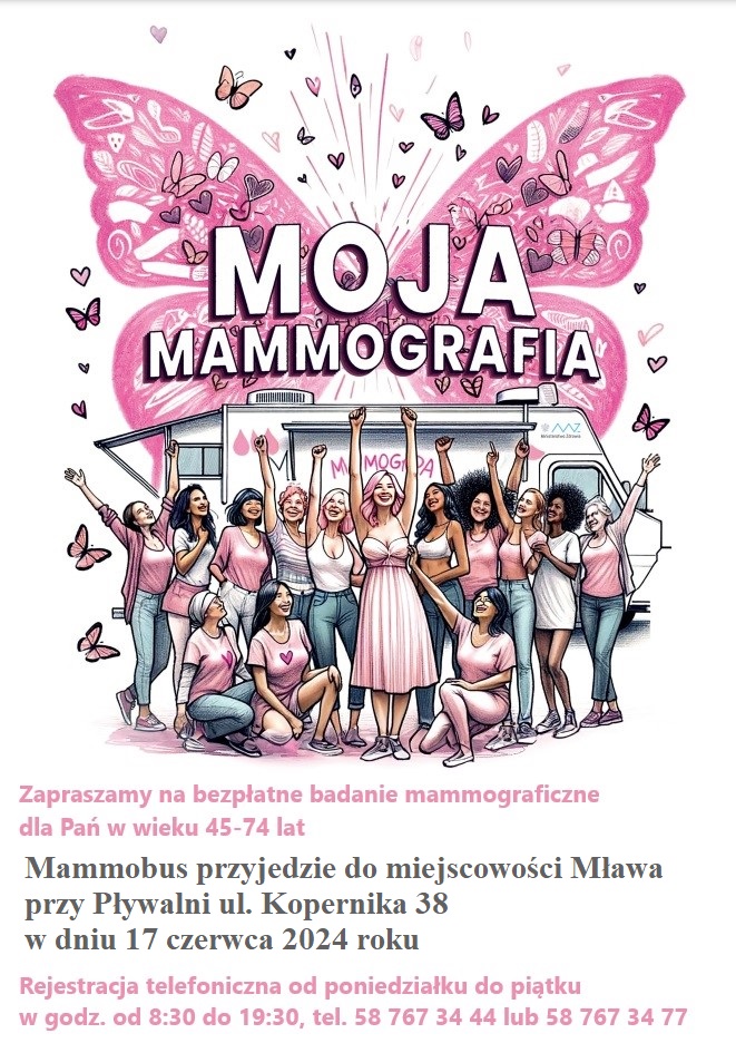 Postój mammobusu w Mławie
