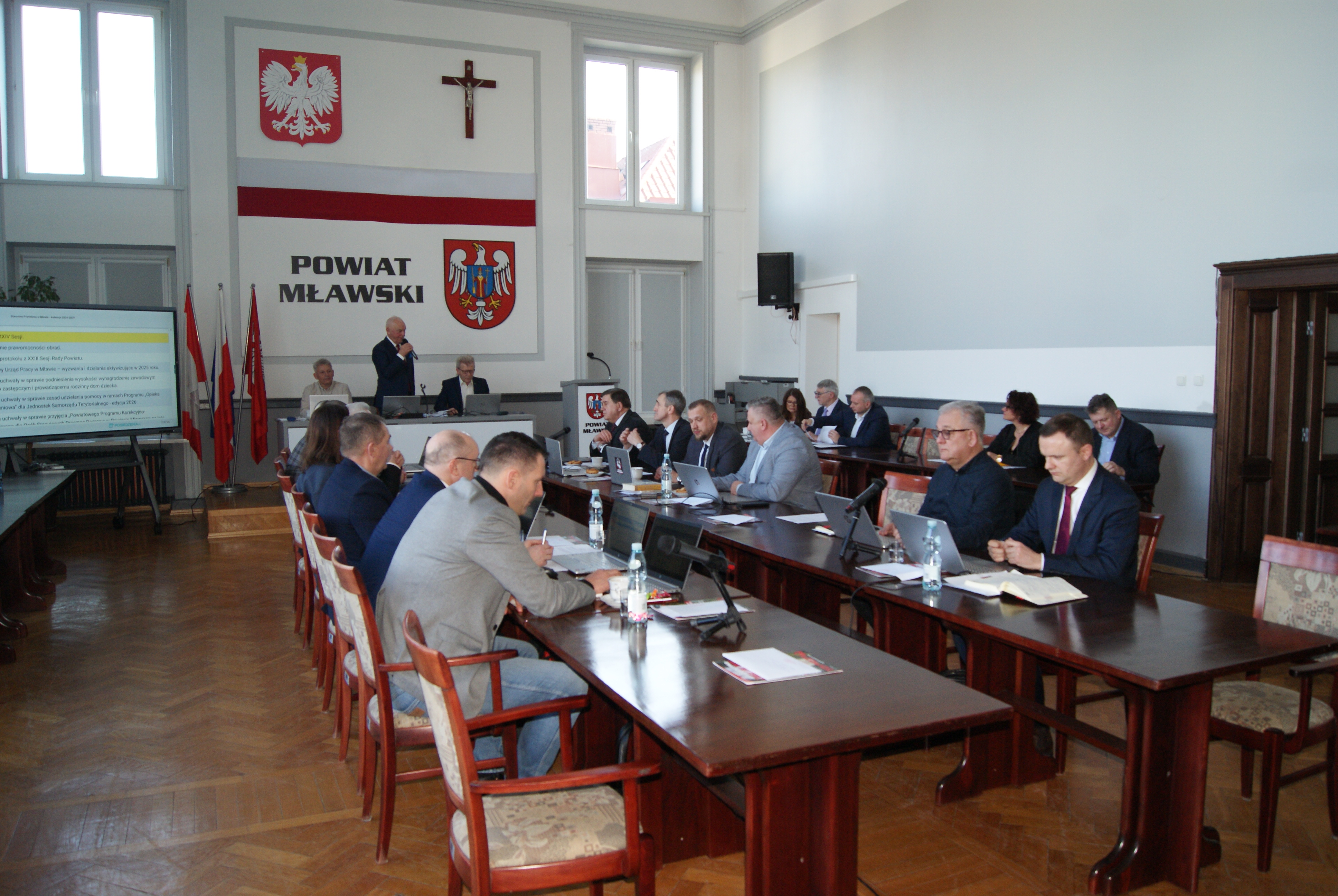 XXIV Sesja Rady Powiatu Mławskiego