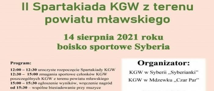 14 sierpnia II Spartakiada KGW powiatu mławskiego