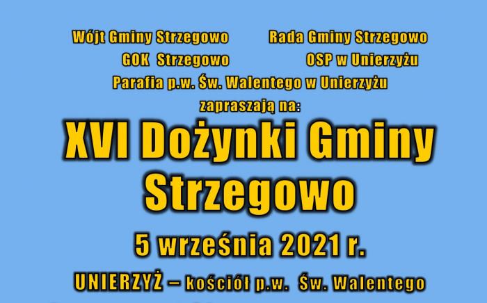 XVI Dożynki Gminy Strzegowo