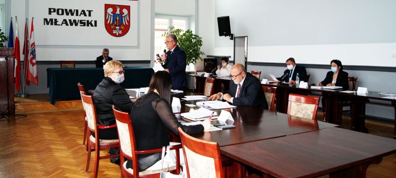 XXIV Sesja Rady Powiatu Mławskiego - transmisja
