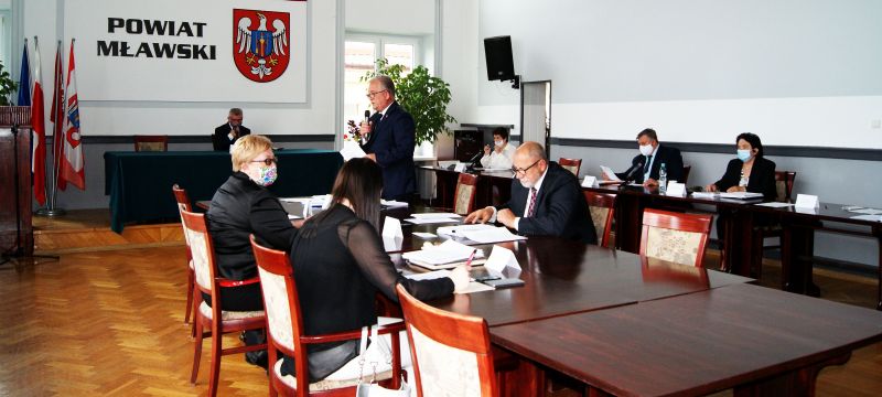 XXIII sesja Rady Powiatu Mławskiego - transmisja