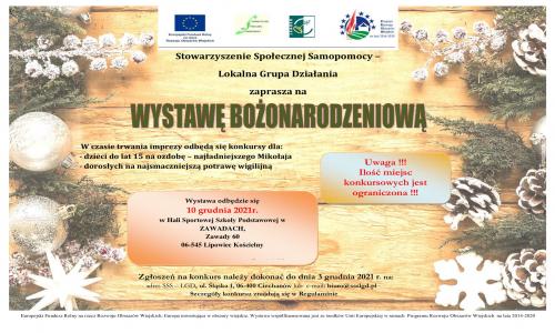 Zaproszenie na Wystawę Bożonarodzeniową