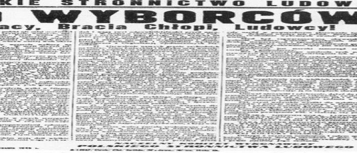 19 stycznia 1947 roku - Sfałszowane wybory do Sejmu