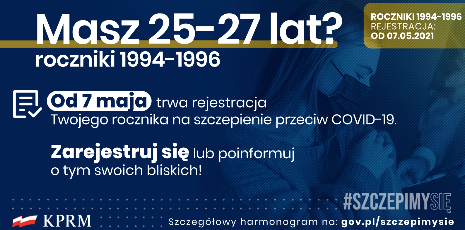 25-latkowie mogą zapisywać się na szczepienie przeciw COVID-19